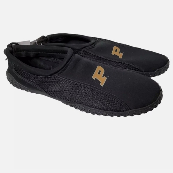 Purdue Boilermakers Swim Shoes in Black Size Small - Picture 2 of 7